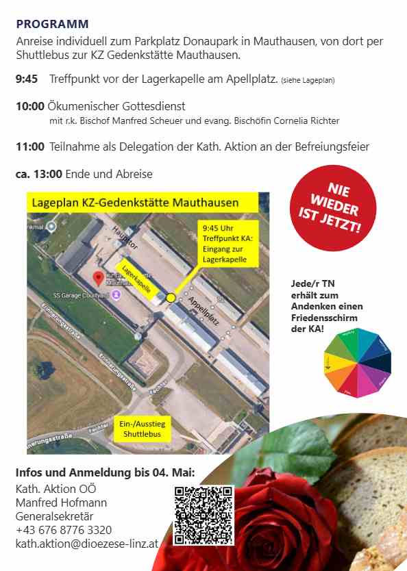 Gemeinsam zur Befreiungsfeier Mauthausen