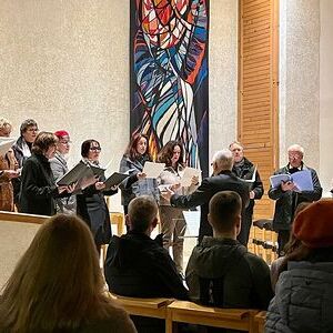 Stimmungsvoller Chorgesang