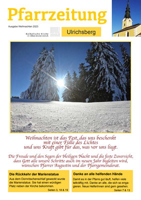 Pfarrzeitung Weihnachten 2023
