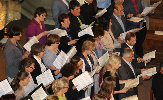 Blick in den Chor des Konservatoriums für Kirchenmusik der Diözese Linz