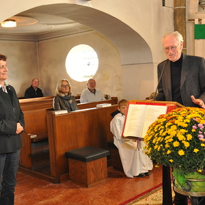 herzlich an Organistin Gerti Ramböck