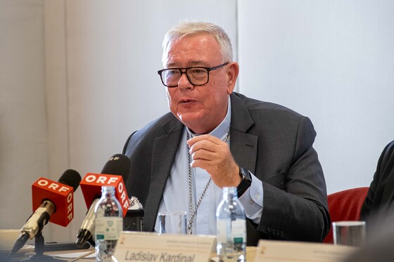 Pressekonferenz / © Diözese Linz / Johannes Kienberger Kardinal Dr. Jean-Claude Hollerich SJ