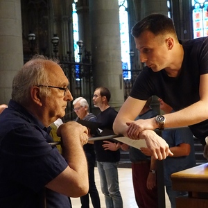 Probe für den ORF-Rundfunkgottesdienst im Linzer Mariendom