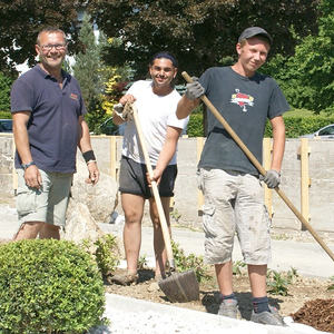 Vorplatzgestaltung Frühjahr 2011