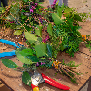 Palmbuschenbinden Pfarre Kirchdorf an der Krems