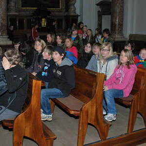 Firmlingsprojekt Besuch Stift Sankt Florian