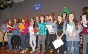 Der Chor der NMS der Franziskanerinnen Wels gewann mit einem selbst erarbeiteten Musical die Teilnahme Eurovision Youth Contest.