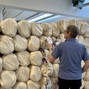 Im Bio-Baumwollverpackung bereit zur Auslieferung