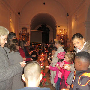 Adventkranzsegnung, Adventmarkt