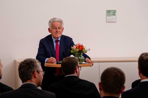 Ökumene Empfang 2026 / © Diözese Linz / Johannes Kienberger Josef Pühringer, Vorsitzender der Sektion Linz und Leiter des Arbeitsausschusses