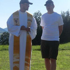 Pfarrhof-Team auf Besuch