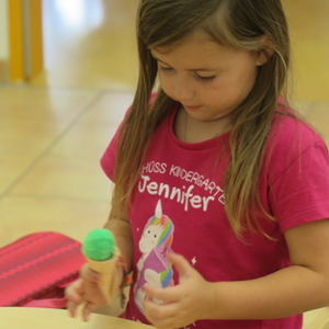 Eissalon im Kindergarten