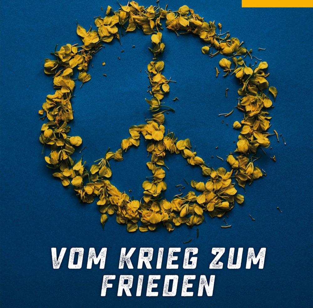 Das Cover des Männermagazins Y zeigt ein Friedenszeichen aus Blättern