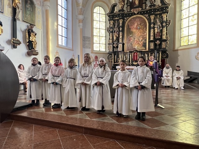 Ministrantenaufnahme in Burgkirchen