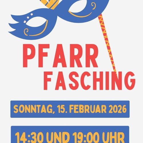 Plakat Pfarrfasching 2026