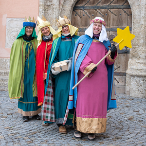 Sternsinger unterwegs in Kirchdorf/Krems