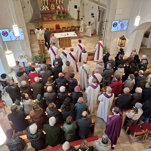 Einzug in die Pfarrkirche