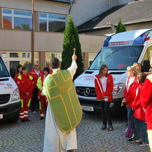 Fahrzeugsegnung des Samariterbundes Feldkirchen