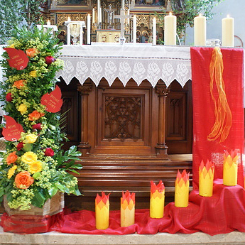 Firmung in der Pfarrkirche Wolfern