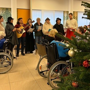 Wir waren am 15. Dezember 2025 im Pflegeheim auf Herbergsuche.