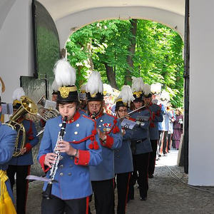 Gedenkfeier 200 Jahre Schlacht um Ebelsberg im Schloßpark