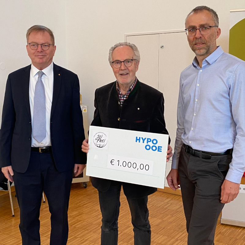 Die KMB Rohrbach spendet an Sei So Frei 1.000,--