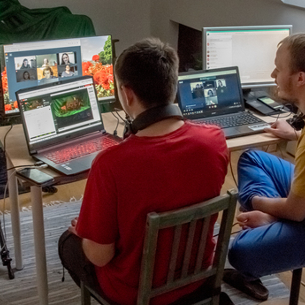 Behind the Scence der Palmsonntagsfeier 2020 der Pfarre Kirchdorf/Krems