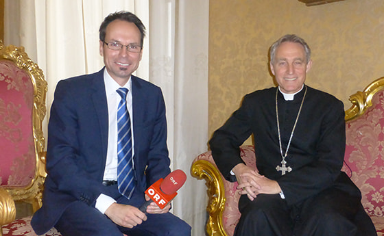 Linzer Torte mit Erzbischof Georg Gänswein