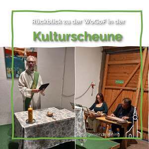 Wortgottesfeier in der Kulturscheune Mamling