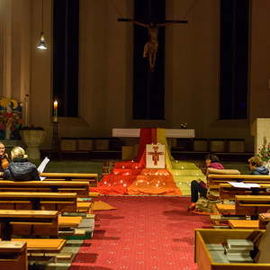 Das erste Taizé-Gebet in Kirchdorf/Krems