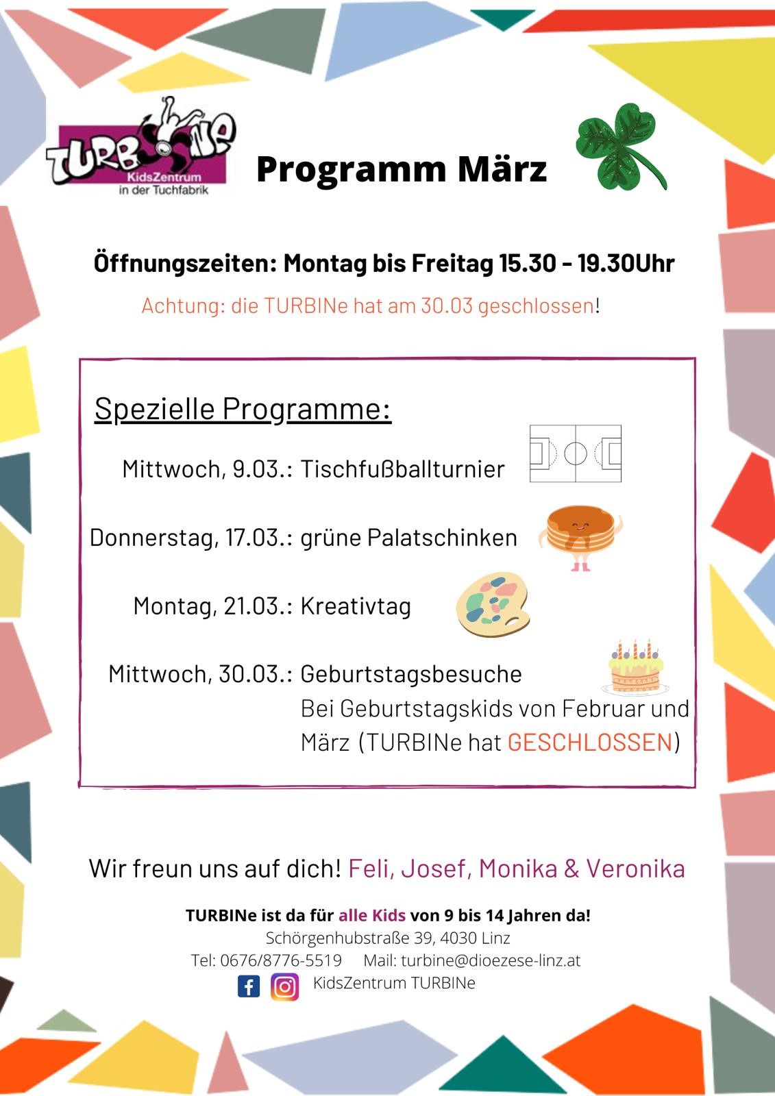 Programm im März
