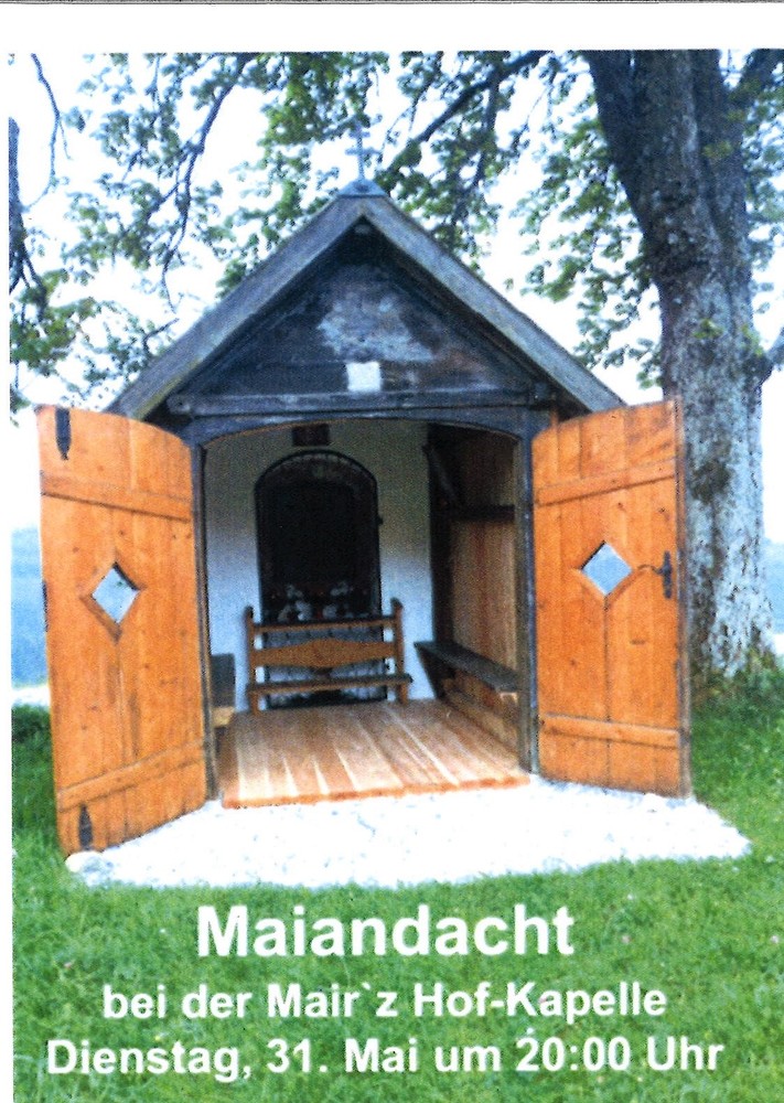 Maiandacht in der Mair ´z Hof-Kapelle