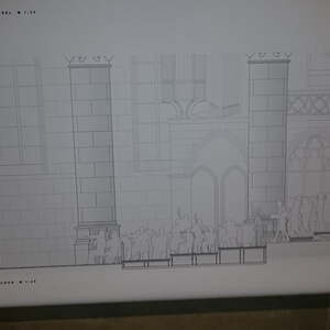 Dom Mitte Presbyterium, Schnitt Chor