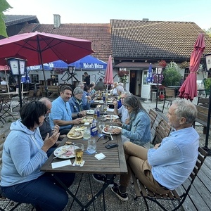 Ausklang im Gastgarten