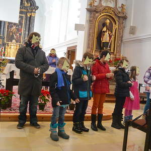 Familienmesse am Faschingsonntag mit den Erstkommunionkindern