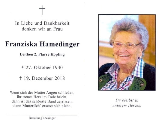 FRanziska Hamedinger