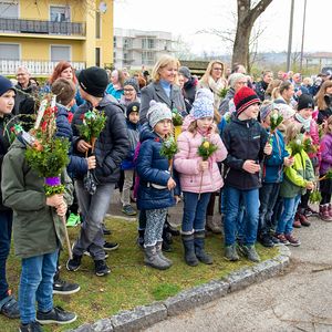 Palmprozession und Heilige Messe