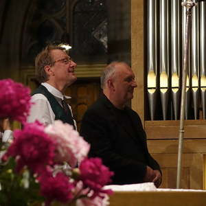 Kapellmeister Manfred Payrhuber und Domorganist Wolfgang Kreuzhuber