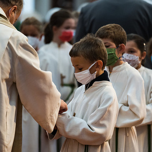 Familiengottesdienst mit Aufnahme der JS- und Ministrantenkinder vom Vorjahr