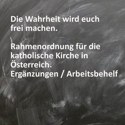 Die Wahrheit wird euch frei machen