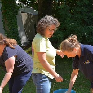 Vorbereitungen für das Pfarrfest