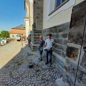 Sanierung Pfarrkirchenmauer