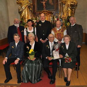 Feier der Ehejubilare