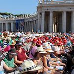 Live beim Papst im Rahmen der Mini Wallfahrt 2018