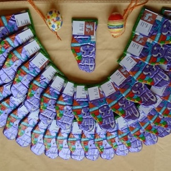 Schokoladenosterhasen für die Minis