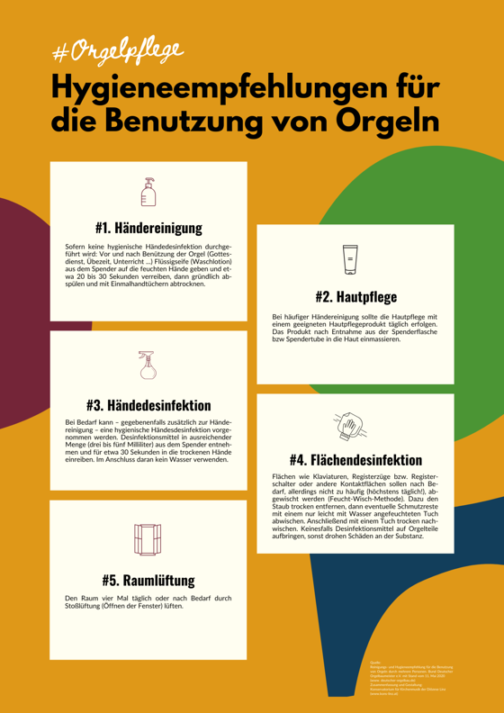 Orgelpflege in Zeiten von Corona_Reinigungs- und Hygieneempfehlungen für die Benutzung von Orgeln