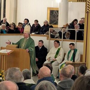 Bischof Scheurer und der Pfarrvorstand