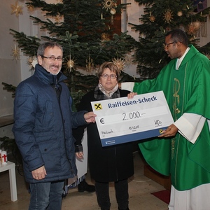 Spenden für das neue Pfarrzentrum
