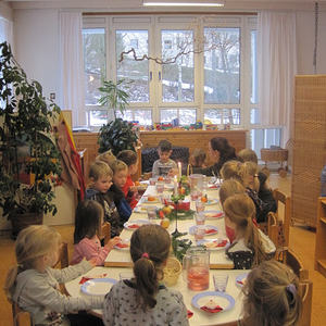 im Kindergarten Sarleinsbach