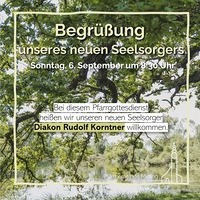 Begrüßung unseres neuen Seelsorgers